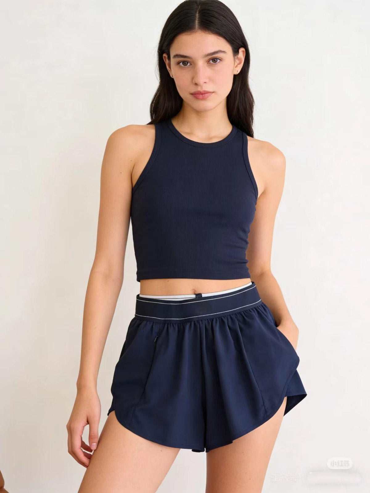Women's High Waist Training Shorts – Elastic Fitness & Casual Sports Shorts
