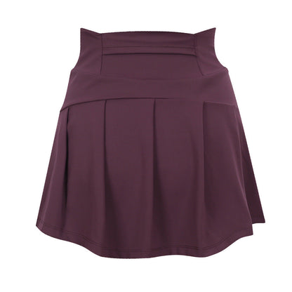 Women's High Waist Tennis Skirt – Breathable Yoga & Sports Skort