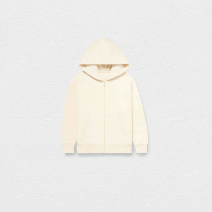 Men's Velvet Zipper Cardigan Hoodie – Autumn & Winter Casual Sweatshirt Jacket