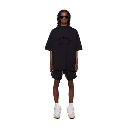 Men's Heavyweight Cotton T-Shirt – American Streetwear Style Short Sleeve Tee