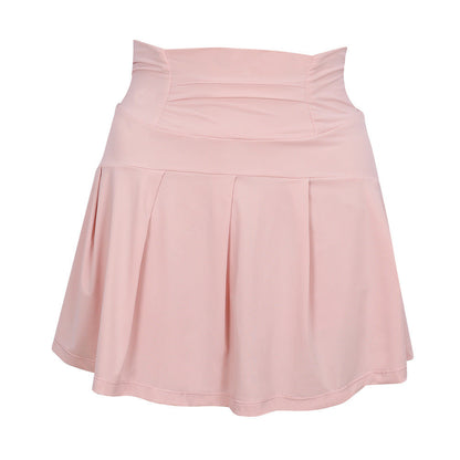 Women's High Waist Tennis Skirt – Breathable Yoga & Sports Skort